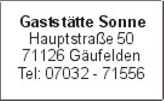 Gaststtte Sonne